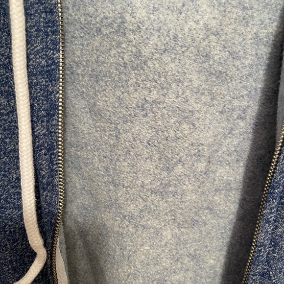 Port Authority Full Zip Hooded Jacket. Stonewash Blue M - Picture 6 of 6